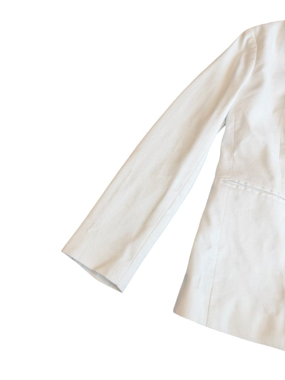 J. Crew Shawl Collar Linen Blend Single Button Tailored Blazer Size 6 Women's - Picture 2 of 13